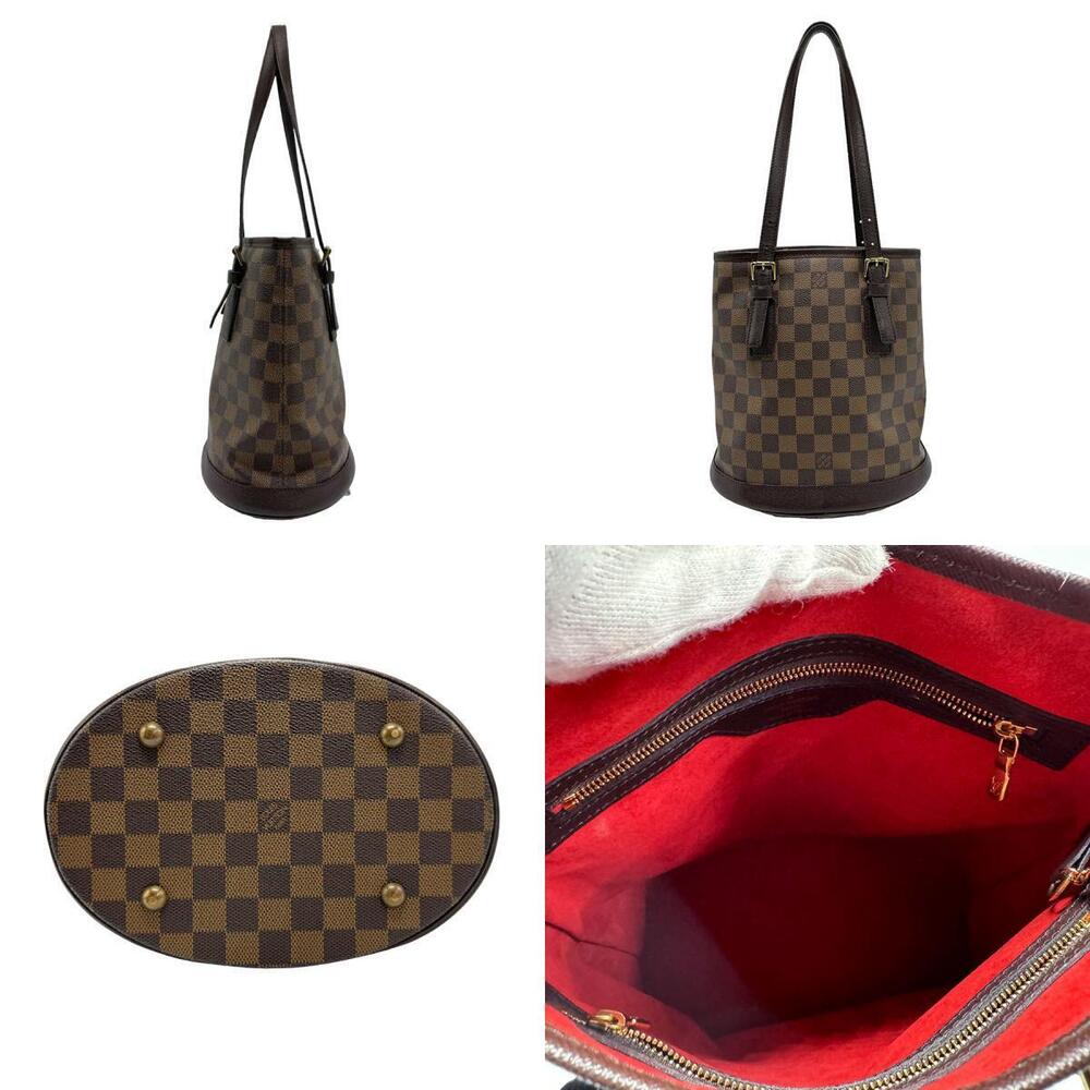 Louis Vuitton Handbag Damier Brown Canvas Mare Ebene Ebene Brown